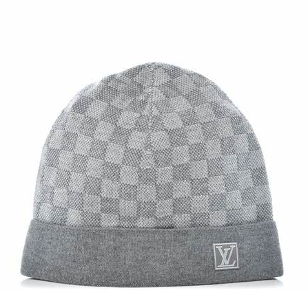 lv beanie light gray