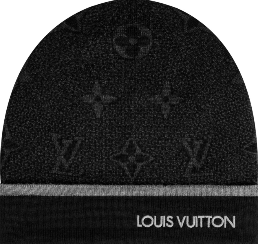 lv Black 'My Monogram Eclipse' Beanie